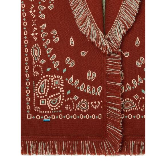 Alanui Women Bandana Jacquard Cashmere Cardigan - Picture 5 of 5